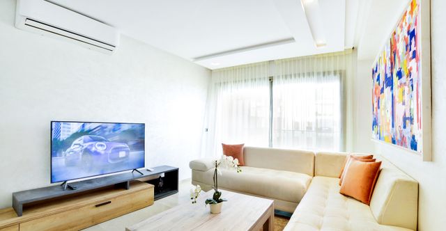 the interior of an apartment